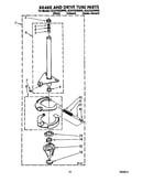 Brake and drive tube