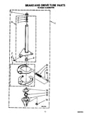 Brake and drive tube