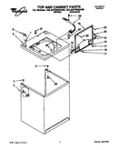Top and cabinet