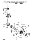 Brake, clutch, gearcase, motor and pump