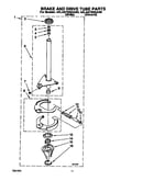 Brake and drive tube