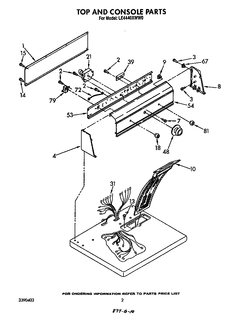 Parts diagram