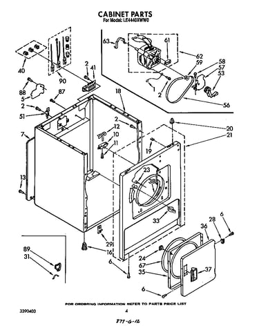 Parts diagram