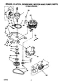 Brake, clutch, gearcase, motor and pump