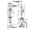 KitchenAid KUDA23ZY0 pump and motor diagram