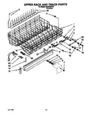 Upper rack and track