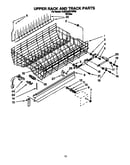 Upper rack and track