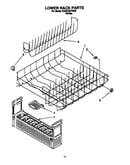 Lower rack