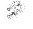 KitchenAid KSVD060YWH1 ventilation parts diagram