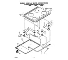 KitchenAid KGCT365AWH0 burner box, gas valves, and switches diagram