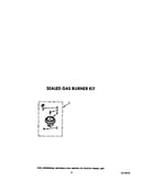 Sealed gas burner kit