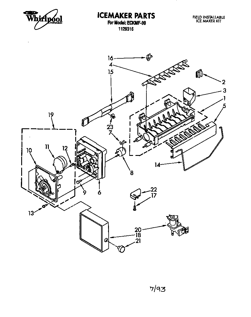Icemaker assembly