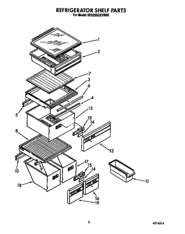 Refrigerator shelf
