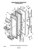 Refrigerator door