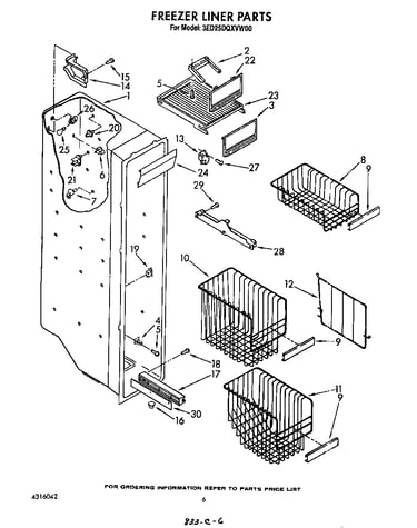 Freezer liner