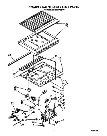 Compartment separator