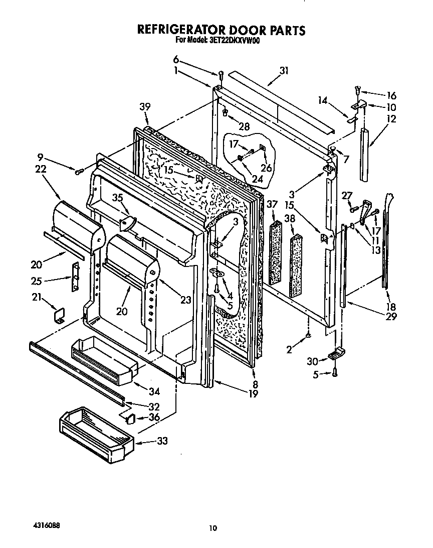 REFRIGERATOR DOOR