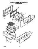 Oven door broiler