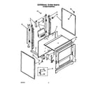 Whirlpool SF330PEWW3 external oven diagram
