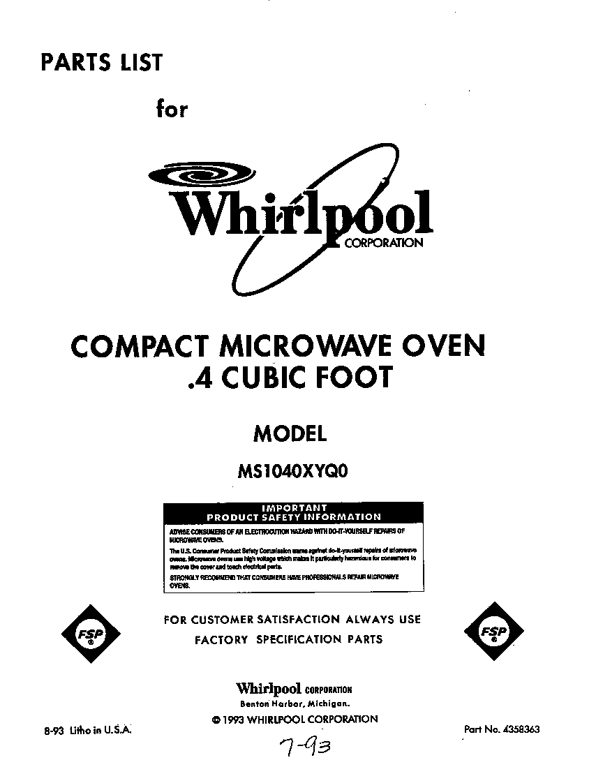 Front cover