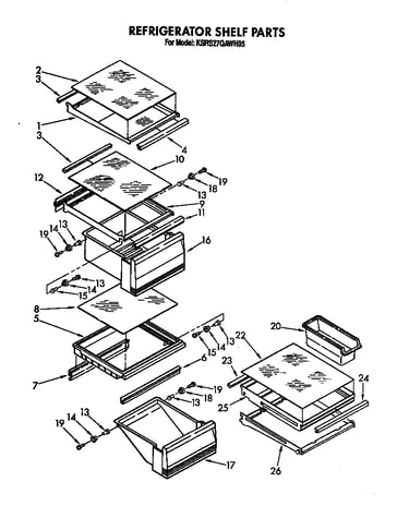 Refrigerator shelf