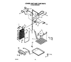 KitchenAid KSSS42DAW01 lower unit and tube diagram