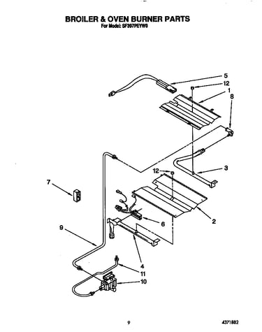 Broiler and oven burner