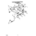 Whirlpool SF397PEYQ1 cooktop burner diagram