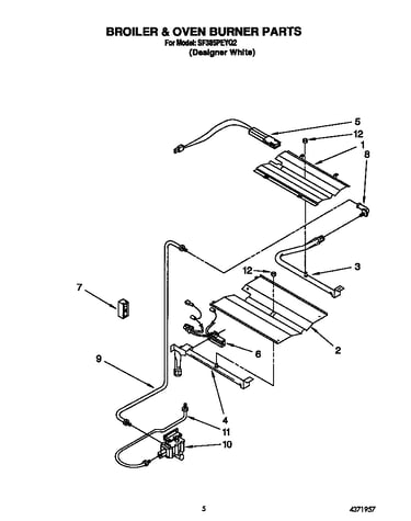 Broiler and oven burner