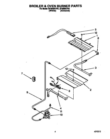 Broiler and oven burner
