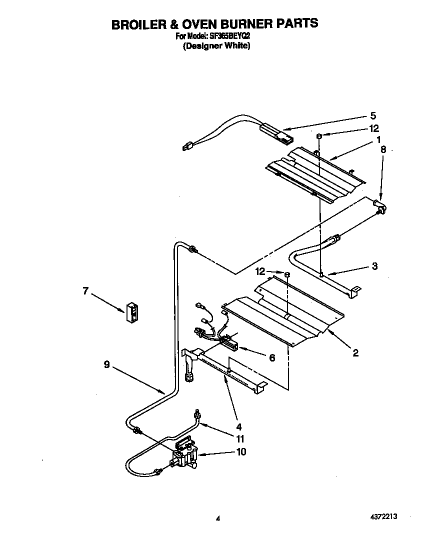 BROILER AND OVEN BURNER