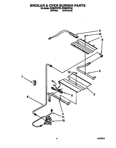 Broiler & oven burner