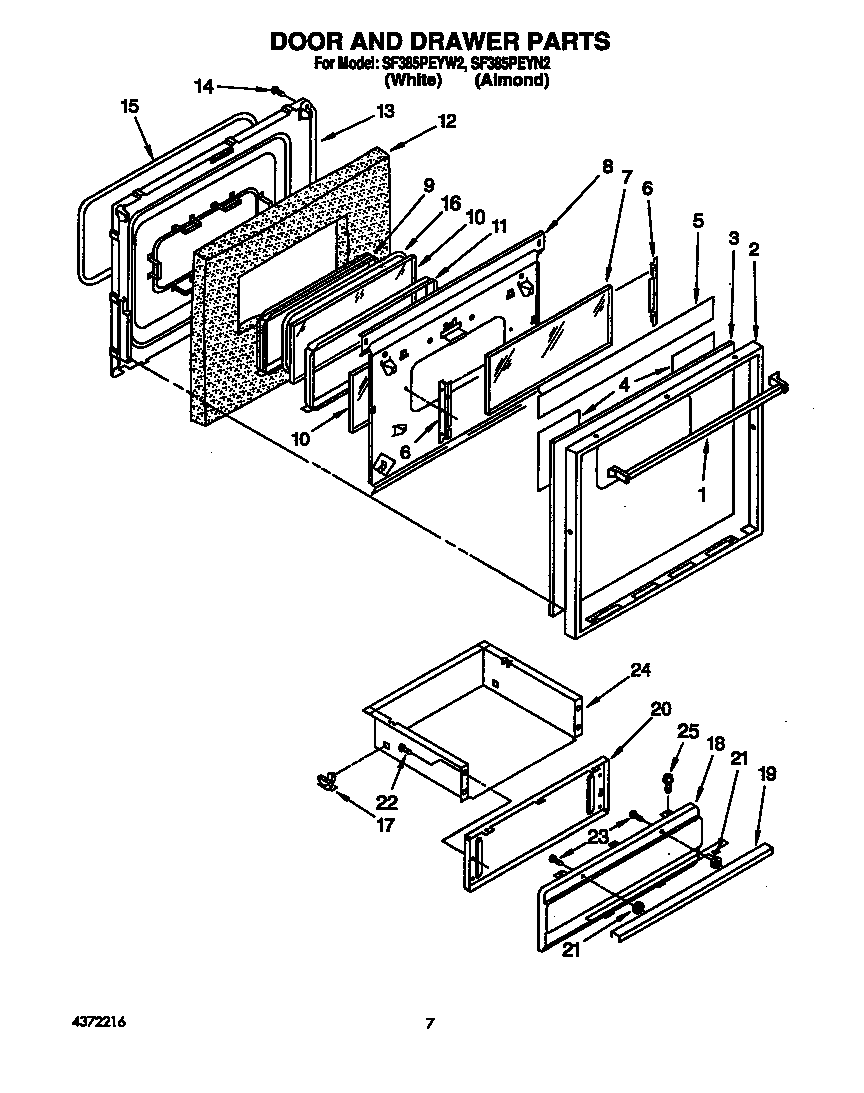 DOOR AND DRAWER