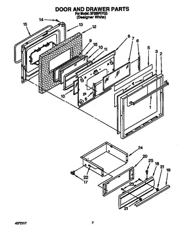 Door and drawer