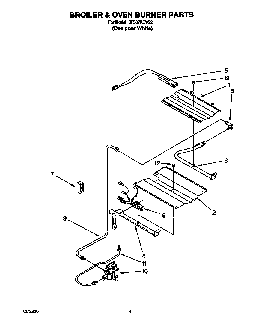 BROILER & OVEN BURNER