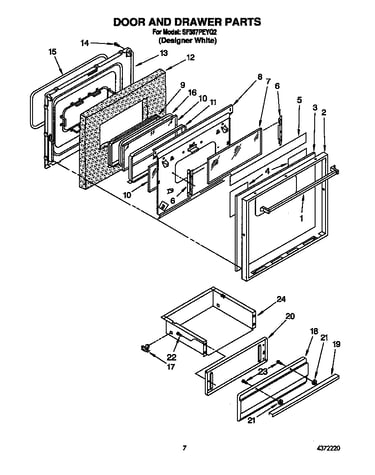 Door and drawer