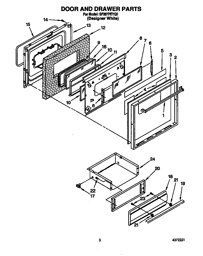 Door and drawer
