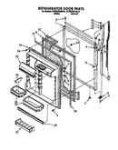 Refrigerator door