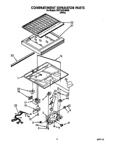 Compartment separator