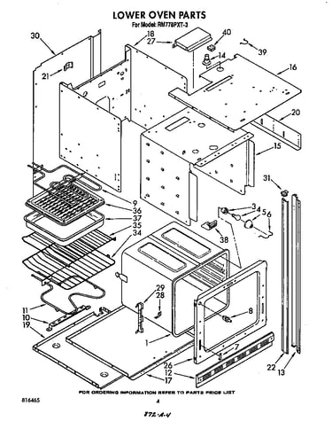 Lower oven