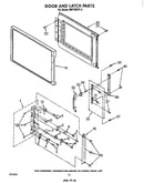 Door and latch