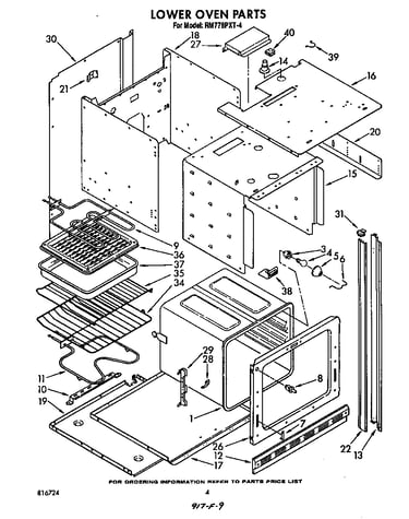 Lower oven