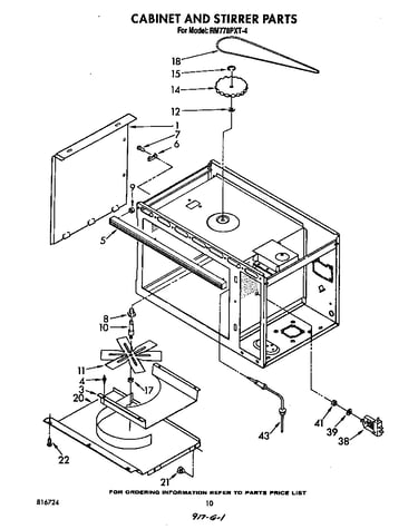 Cabinet and stirrer