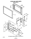 Door and latch