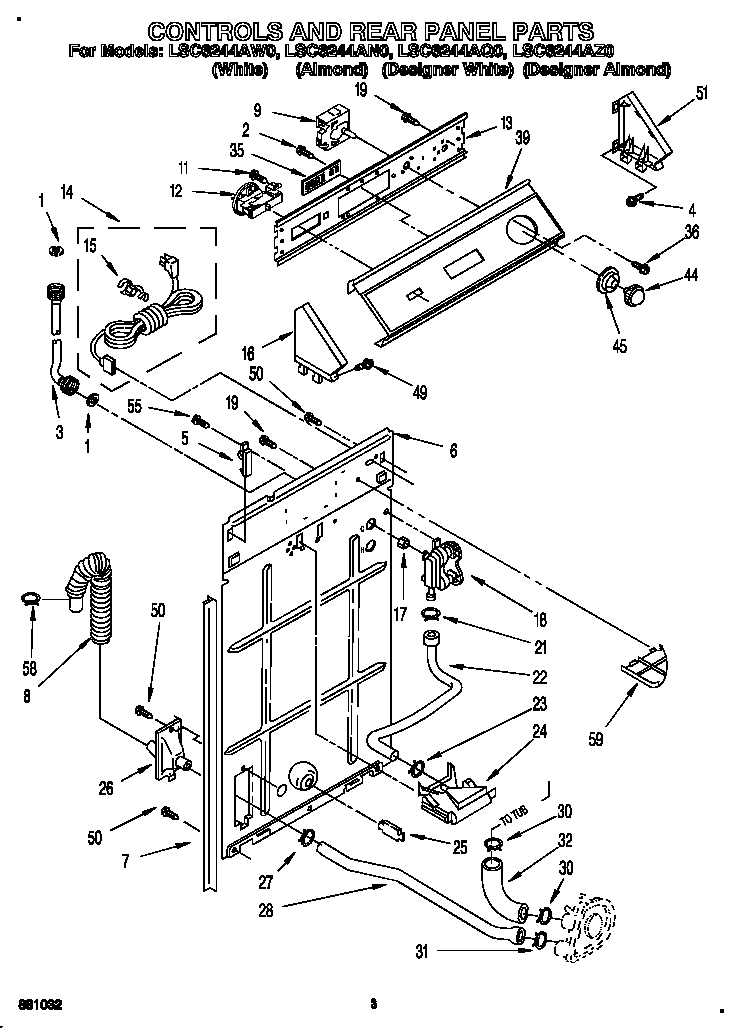 CONTROL AND REAR PANEL