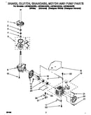 Brake, clutch, gearcase, motor and pump