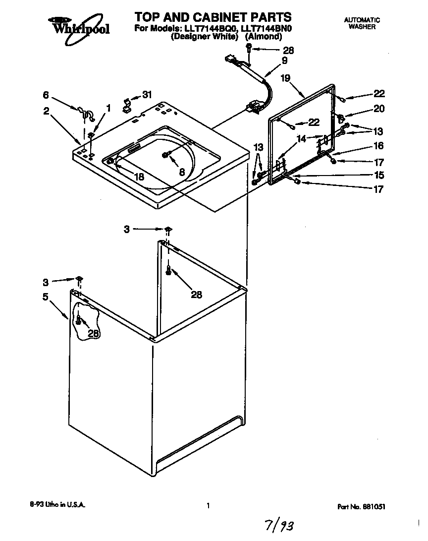 TOP AND CABINET