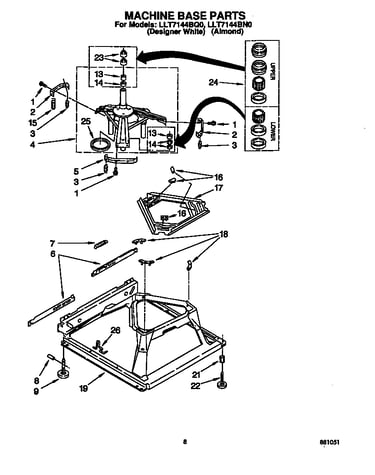 Machine base