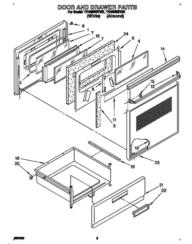 Door and drawer