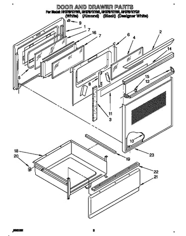Door and drawer
